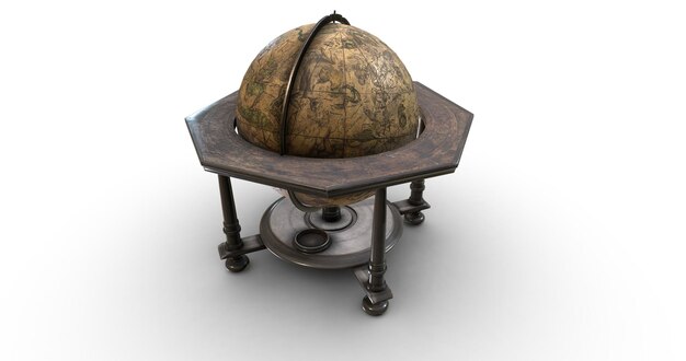 A model of a globe from the series