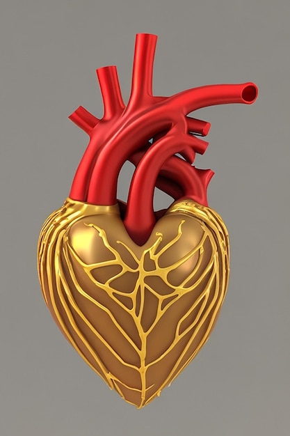 A model of a human heart