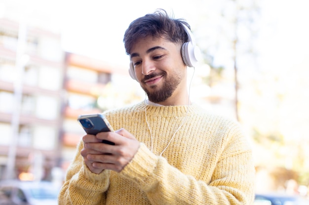 model met behulp van een smartphone