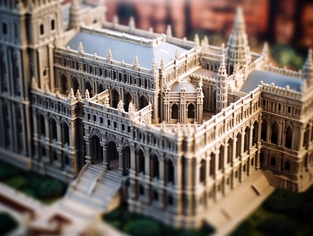 A model of a model of a building called a building.