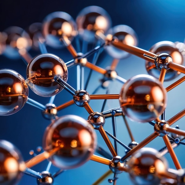 Model of molecular structure chemistry representation of molecule