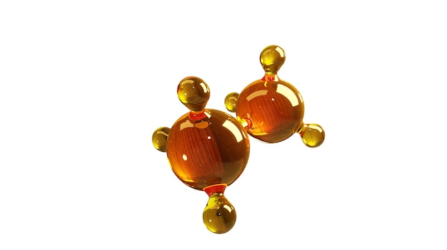 Model of molecule isolated