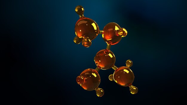 Model of molecule isolated