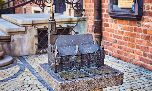  Model of Old City Hall on the Market square in Wroclaw, Poland