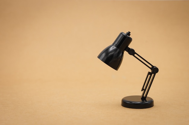 Model Reading Lamps on white background as background business concept 