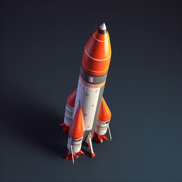 A model of a rocket