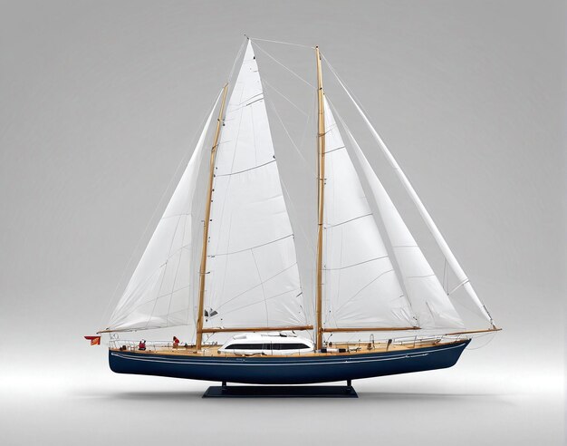 Photo a model of a sailboat