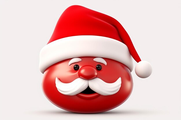 Foto modello di babbo natale in rosso