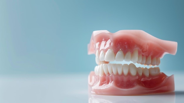 Model of a Teeth With a Missing Tooth