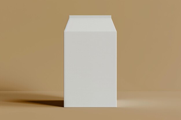 Foto model van een melkdoos