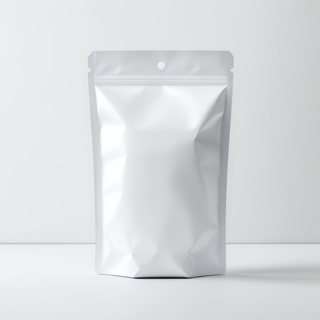 Model van een plastic zak op een geïsoleerde achtergrond