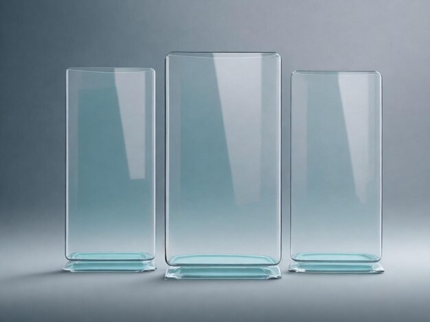 Modelle van gehard glas