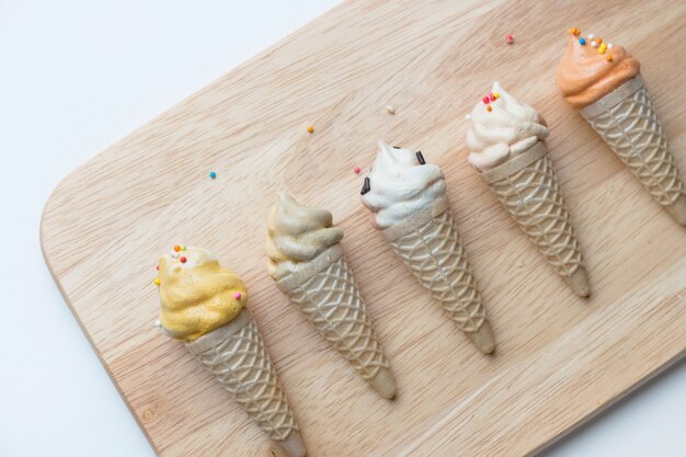 Models of ice cream cones