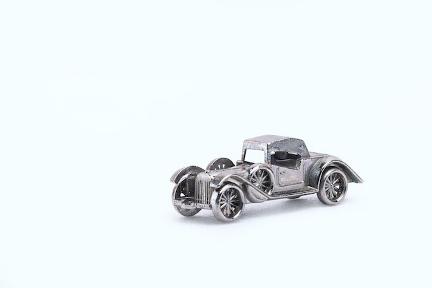 models of retro cars in miniature