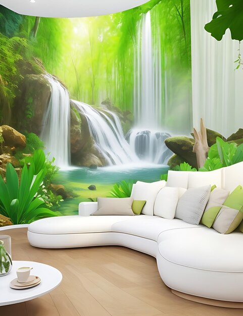 Modern 3D Natural Wall Paintings