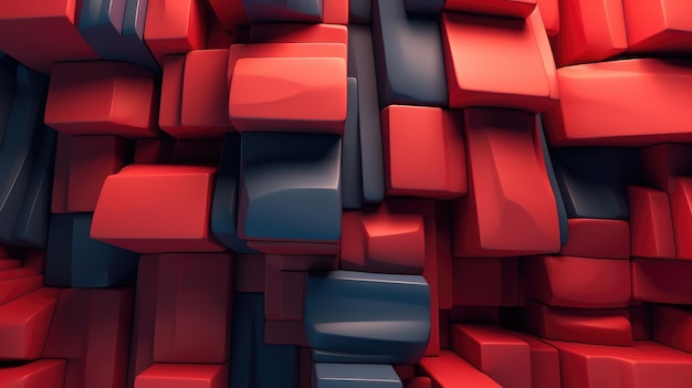 Modern Abstract 3D Background Generative AI