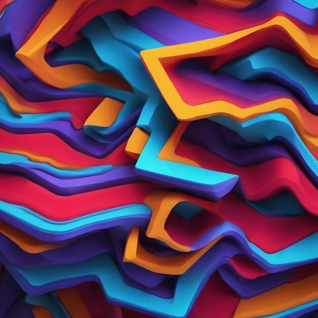 Modern abstract 3d background