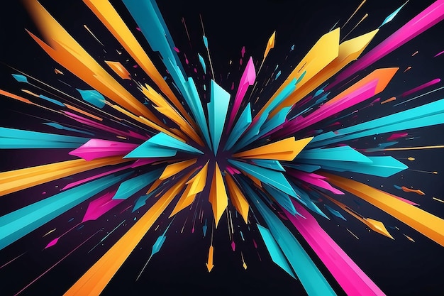 Modern abstract arrows moving at high speedTechnology movement Colourful dynamic