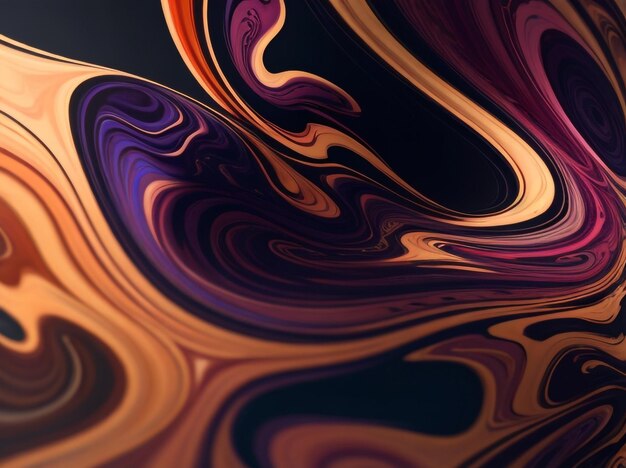 Photo modern abstract art in deep dark tones