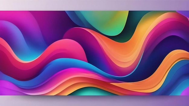 Modern abstract background colorful gradient background template