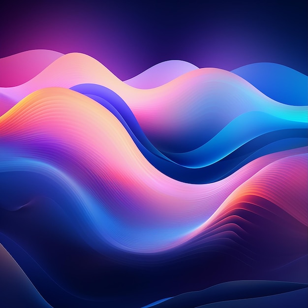 Modern abstract background colorful soft mesh liquid gradient dynamic background for design