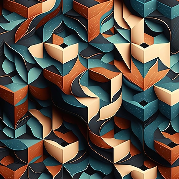 Modern Abstract Background futuristic pattern Generative AI