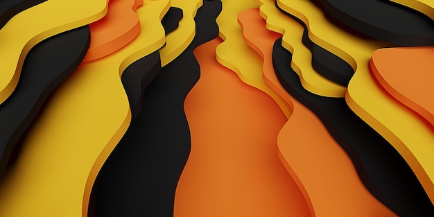 modern abstract background the paper cutting surface is layered and curved 3d illustration
