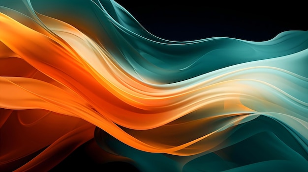 a modern abstract background with bright colors and a flowing design