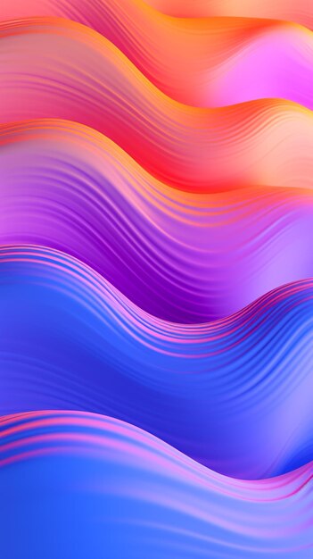 Modern abstract background with colorful wave design copy space ai generated