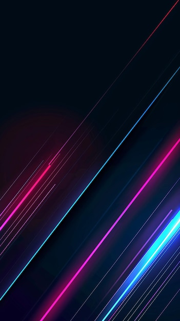 Modern abstract background with dark gradient with neon pink blue color