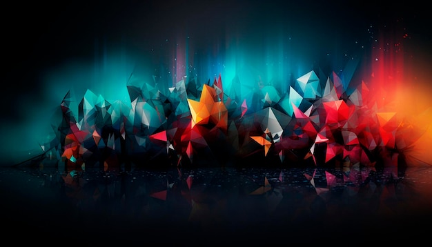 Modern abstract background with geometric shapes