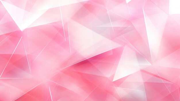 Photo modern abstract design of pink and white background with layers of texture of triangles