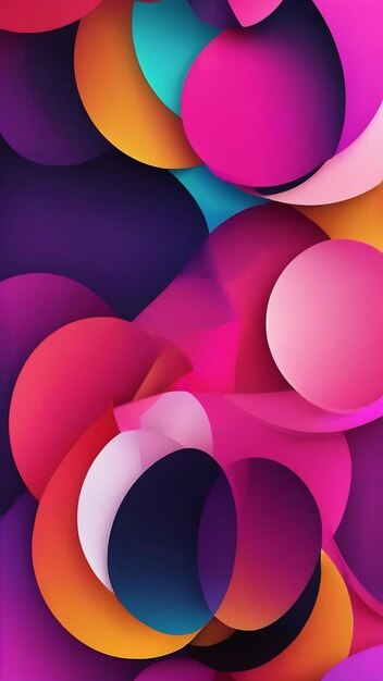 Modern abstract geometric background colorful gradient background template