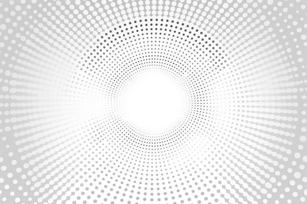 Photo modern abstract geometric round background with halftone dots design