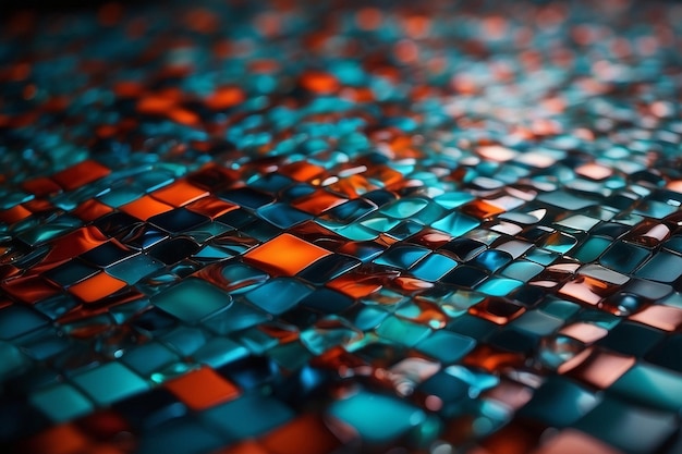 Modern abstract mosaic style background for your project
