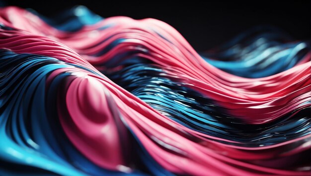 Photo modern abstract multicolor gradient flowing wave lines banner background shiny moving lines design