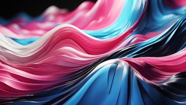 Modern abstract multicolor gradient flowing wave lines banner background Shiny moving lines design