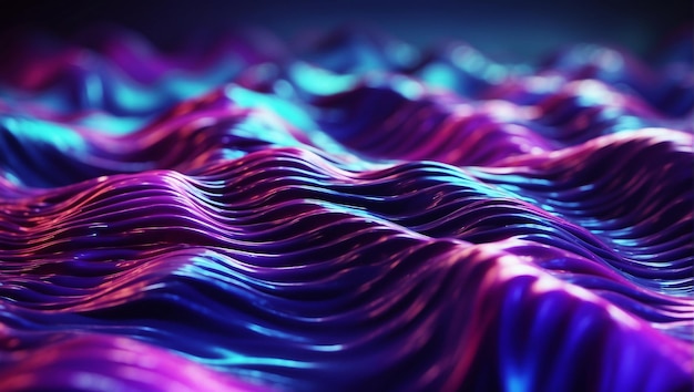 Modern abstract multiple color gradient flowing wave lines banner background