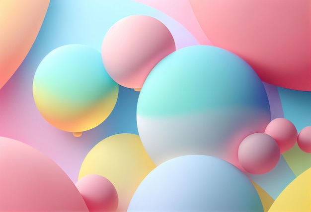 Modern abstract pastel color background graphic shape composition