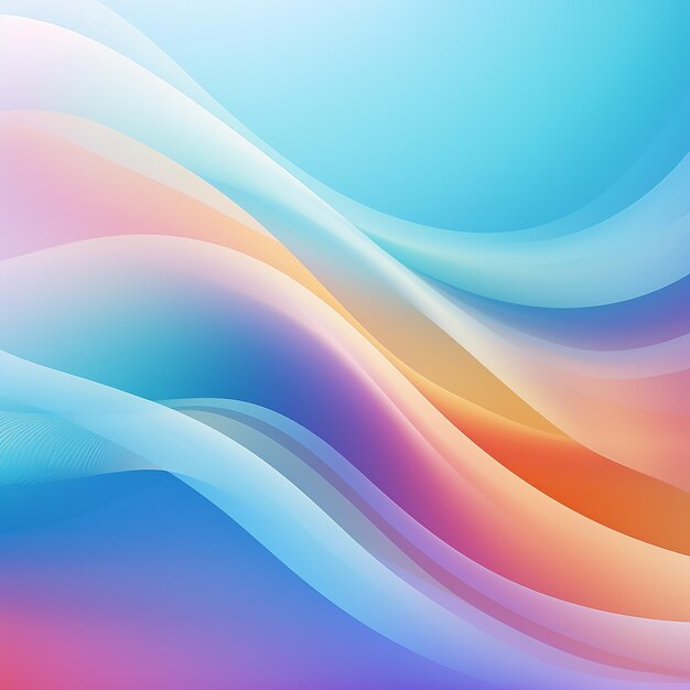 Photo modern abstract pastel colorful gradient background dynamic abstract cover