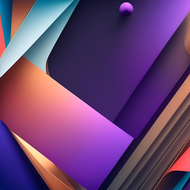 A modern abstract presentation background with a combination gradients and geometric shapes