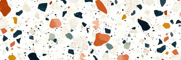 Photo modern abstract seamless terrazzo texture pattern