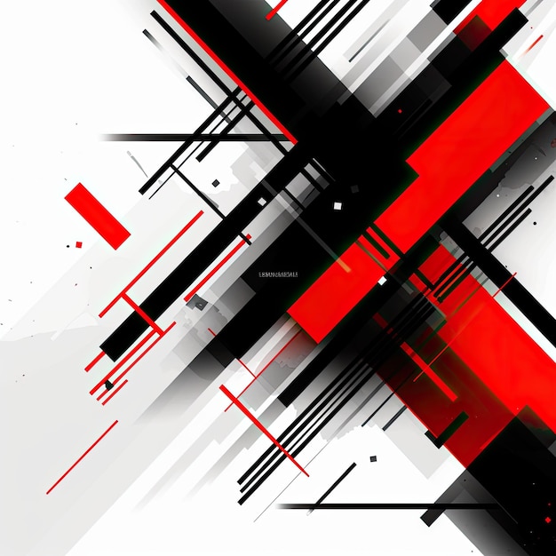 modern abstract shapes design art