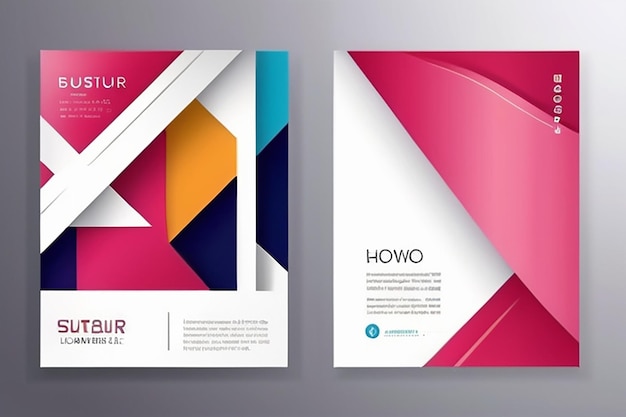 Modern Abstract Template Background Brochure leaflet flyer cover template