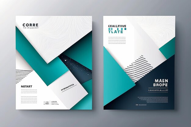 Modern Abstract Template Background Brochure leaflet flyer cover template