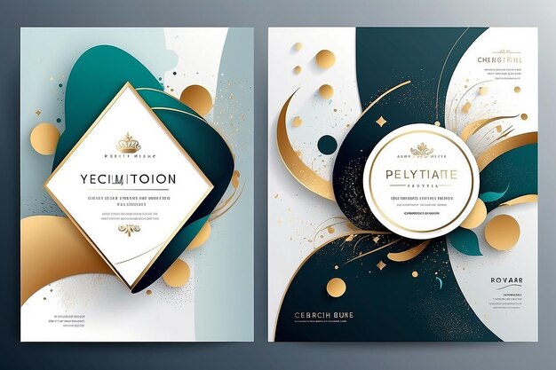 Photo modern abstract template design contemporary style graphic creative cover design for advertise premium template for business and corporate