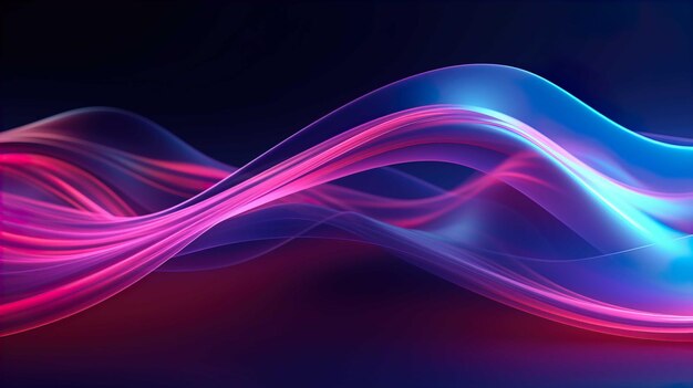 Modern Abstract Wavy Background 3D glass wavy background