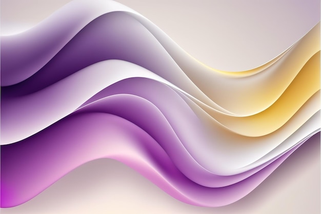 Modern abstract with wavy silk or textile banner design background
