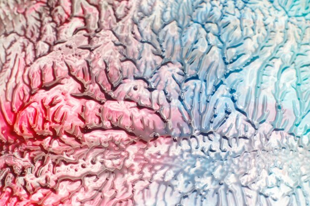 Современный Абстракционизм Краски Рельефные Полосы Цветное Искусство Абстрактное Горячее Холодное Концепции Контраст