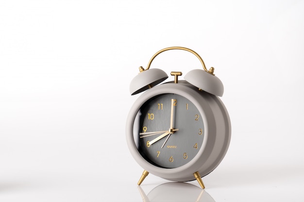 Modern Alarm clock, business concept time management